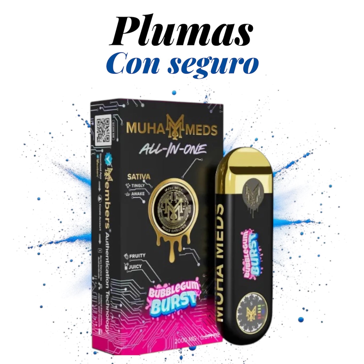 PLUMAS CON SEGURO