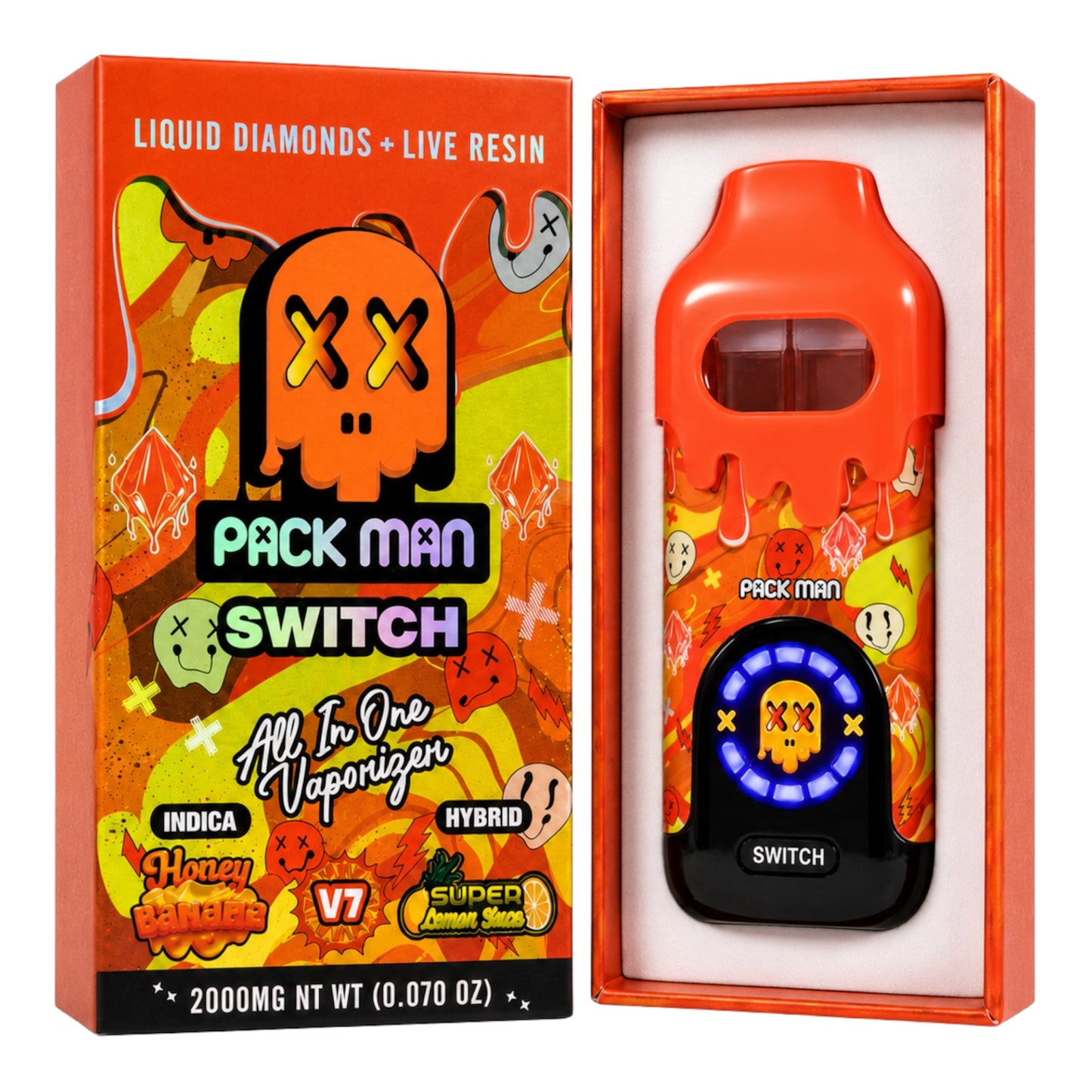 Pack Man Switch 2g - Doble Sabor