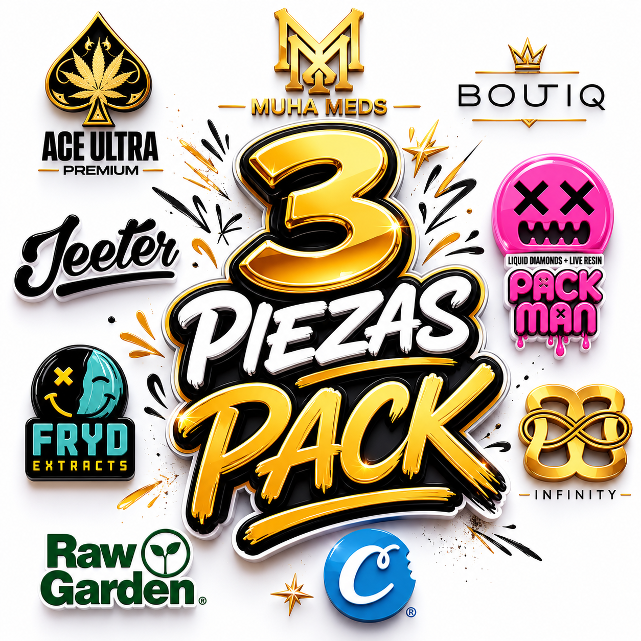 3 PZ PACK WAXINI CON SEGURO