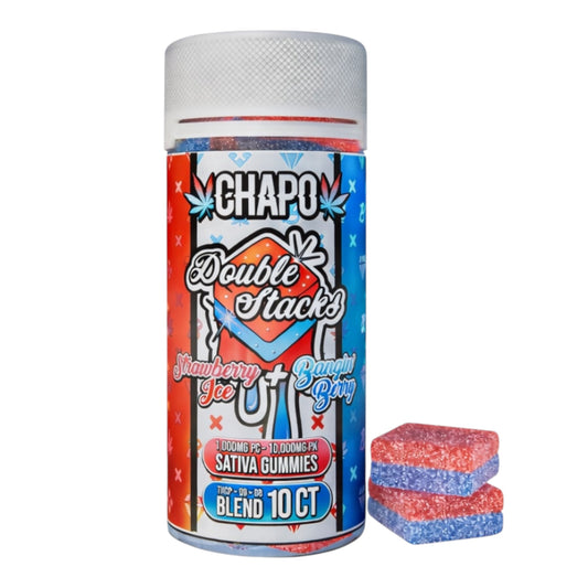 Chapo Double Stacks 10,000mg Total ( 10 Gomitas 1000mg-C/u ) Original!